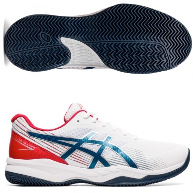 Asics Gel Game 8 Clay White Mako Blue 2021