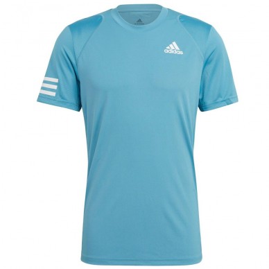 Camiseta Adidas Club 3STR Hazy Blue White