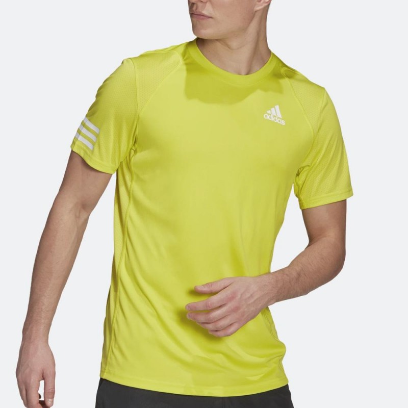 Camiseta Adidas Club 3STR Acid 2021 - tejido resistente - Zona Padel