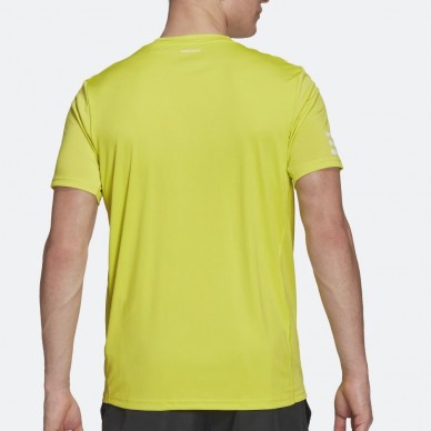 Camiseta Adidas Club 3STR Acid Yellow 2021