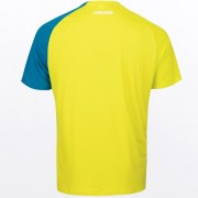 Camiseta Head Striker Men Yellow Blue
