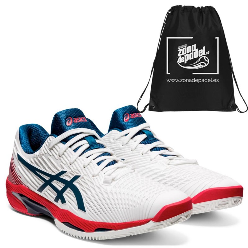 Zapatillas Asics Solution Speed FF 2 Clay White Mako Blue 2021 Zapatillas Asics Solution Speed FF 2 Clay White Mako Blue 2021