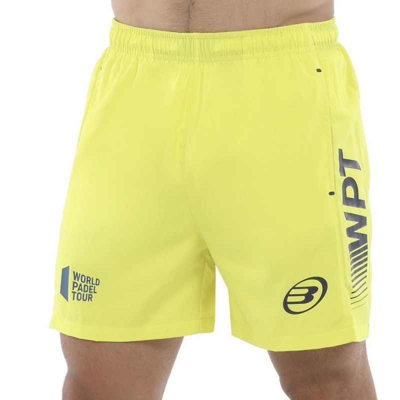 Pantalon Bullpadel Vetas Amarillo Azufre