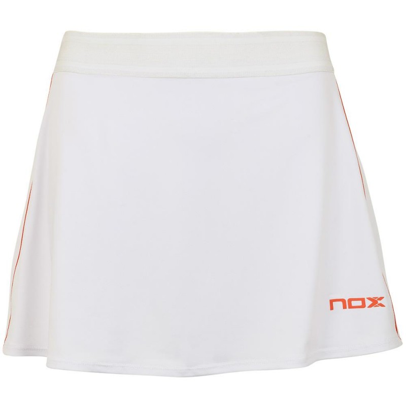 Falda Nox Alexia Blanca Logo Rojo Falda Nox Alexia Blanca Logo Rojo