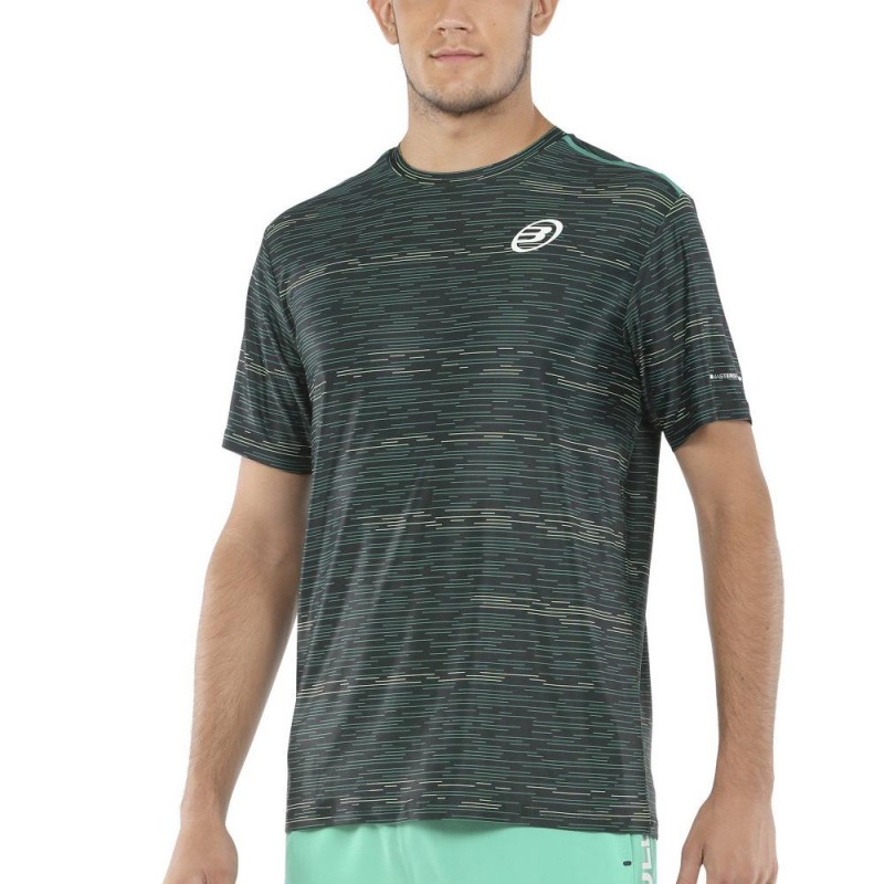 Camiseta Bullpadel Metane Negra Camiseta Bullpadel Metane Negra