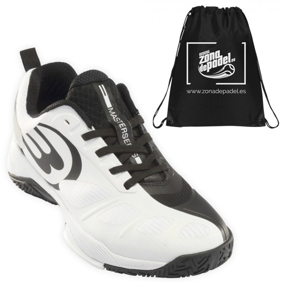 Zapatillas Bullpadel Hack Hybrid 21V Blancas Negras