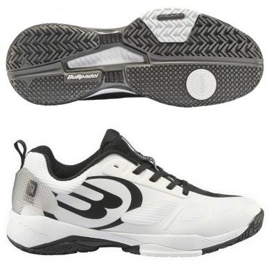 Zapatillas Bullpadel Hack Hybrid 21V Blancas Negras