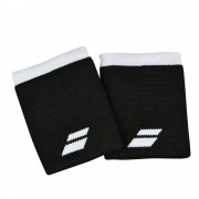 Muñequeras Babolat Logo Jumbo Black White