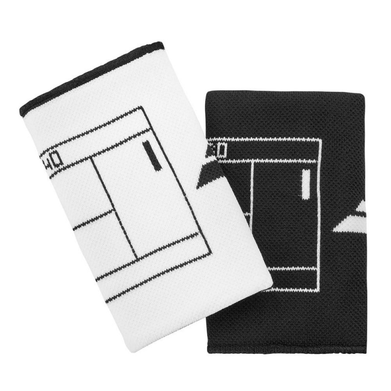 Muñequeras Babolat Reversibles Logo Jumbo White Black Muñequeras Babolat Reversibles Logo Jumbo White Black