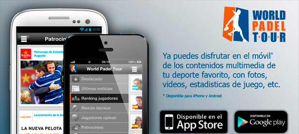 App Móvil , World Padel Tour