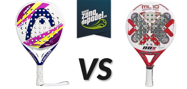 Head Zephyr vs Nox ML-10 Pro Cup Women