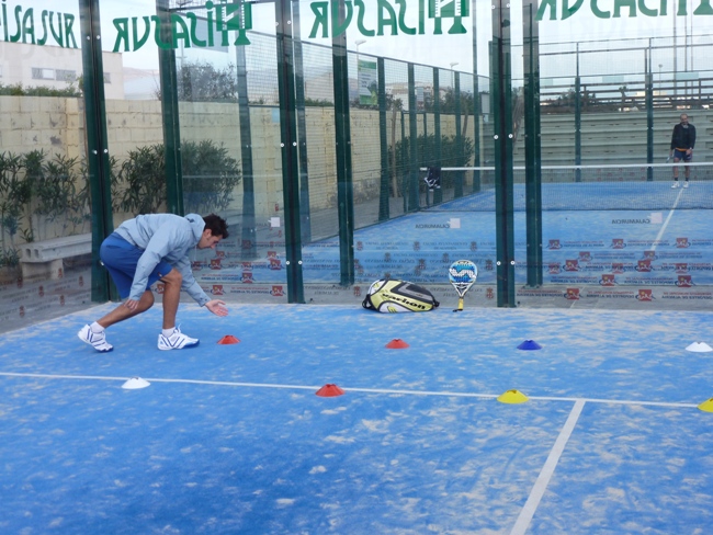 Vitónica 2. Calentamiento. Simulación bolas bajas en zig-zag