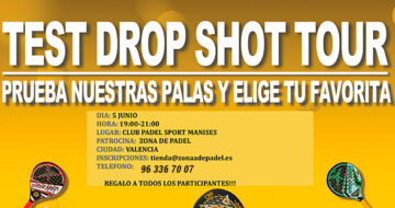 Test de palas Drop Shot 2014 en Manises (Valencia)