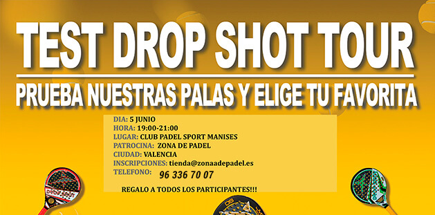 Test de palas Drop Shot 2014 en Manises (Valencia)