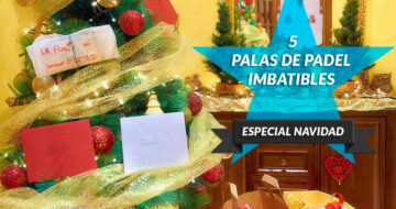 Las 5 palas de padel imbatibles de esta Navidad