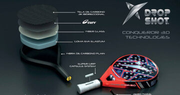 Nuevas palas Drop Shot para 2015, Tecnología irrompible CURV