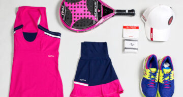 Look de pádel Naffta 2015, fucsias al poder