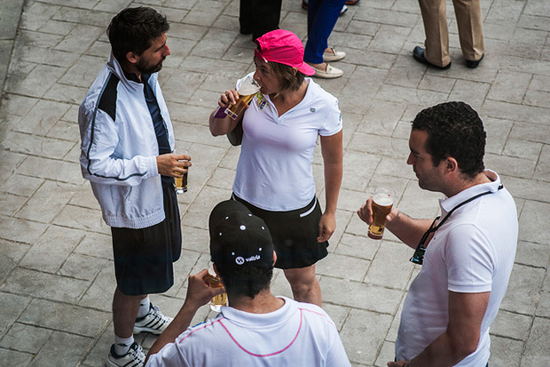 Cervecitas después del pádel