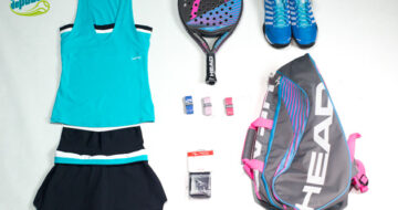 Look de pádel Naffta 2015, Azul cielo