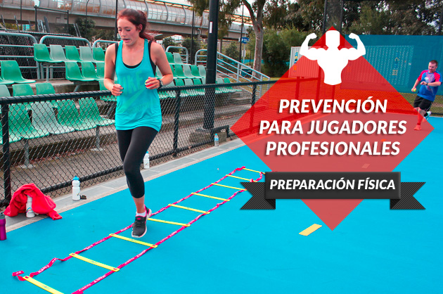 Prevención para jugadores profesionales de pádel