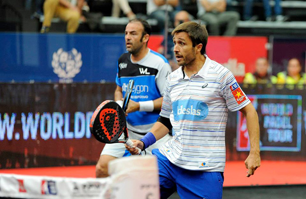 Fernando Belasteguin y Willy Lahoz concentrados en el partido