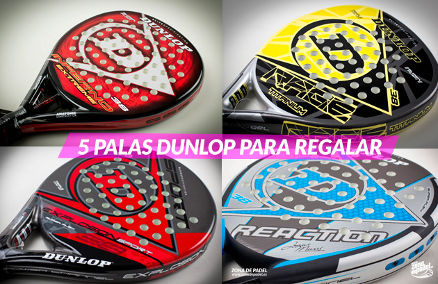 5 palas Dunlop en oferta para regalar en Reyes