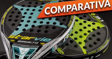 Comparativa pala Star Vie R9.1 DRS Basalto R9.1 DRS Aluminium 2016
