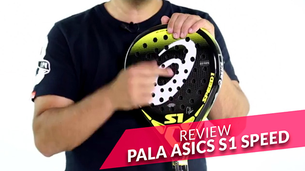 egipcio Buzo Verter REVIEW Pala Asics S1 Speed 2016 - Zona de Padel