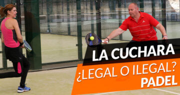 Te explicamos qué es la cuchara en el pádel