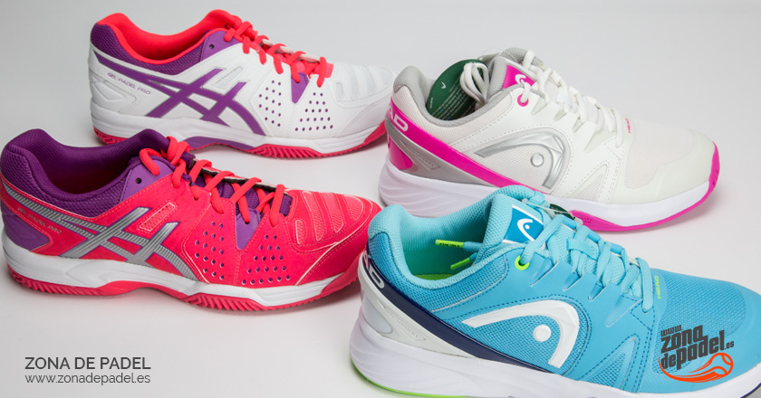 Comparativa de zapatillas de mujer Head Nitro VS Asics Gel Pro 3 SG 2017 - Zona Padel