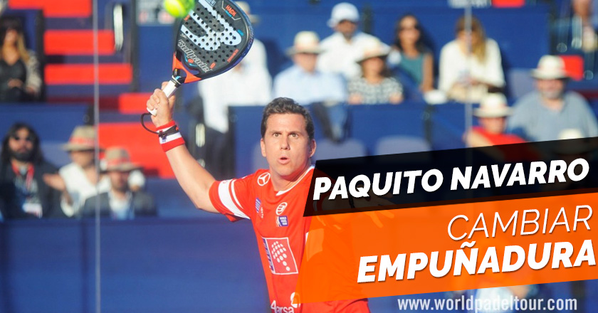 ¡Paquito Navarro nos enseña cómo cambiar de empuñadura en función del golpe!