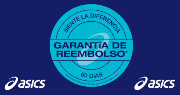 Garantía de devolución de Asics durante 60 días en el calzado