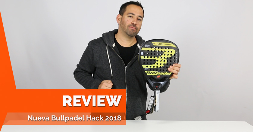 y su nueva pala Hack 2018 preparados para el próximo WPT Zona Padel