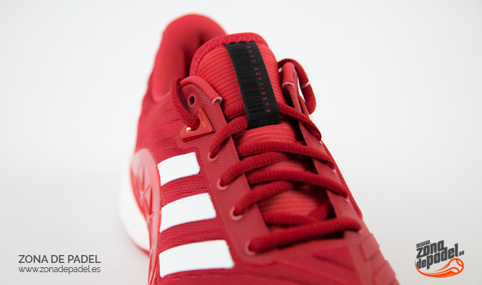 Review de las zapatillas Adidas Barricade Boost Rojas 2018 - Padel