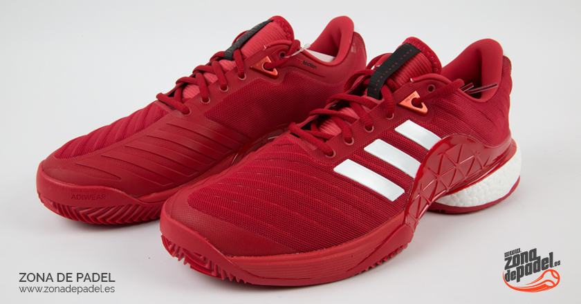 Review las zapatillas Adidas Barricade Boost Rojas - Zona de Padel