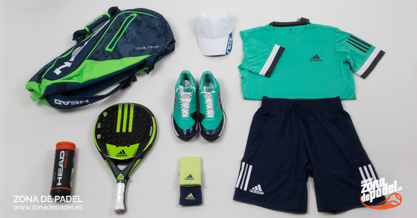 Look Adidas Hombre pádel: colores fríos para el - Zona de Padel