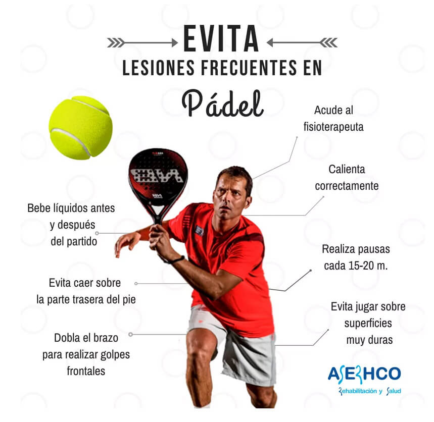 Lesiones padel evitarlas