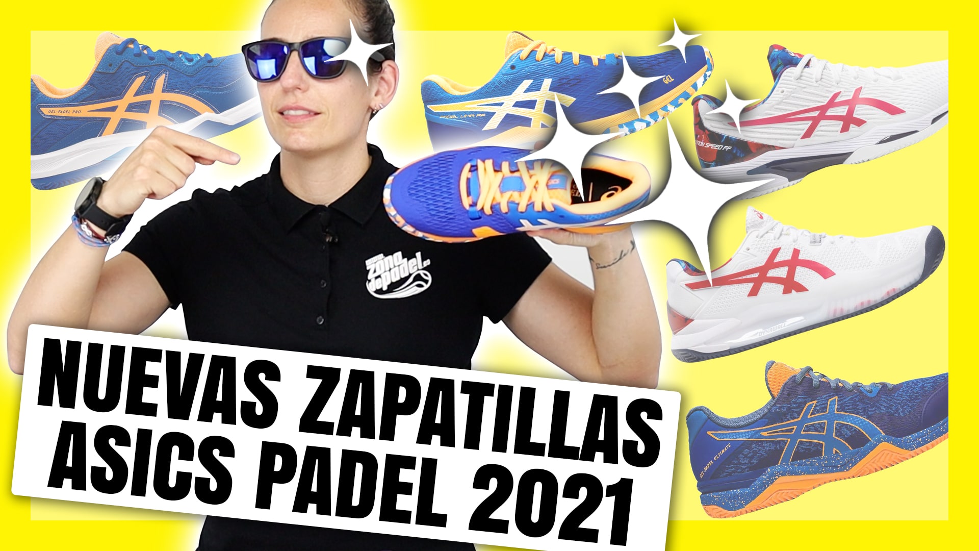 Gel-Padel Exclusive 6 Azul CLAY - Zapatillas padel hombre