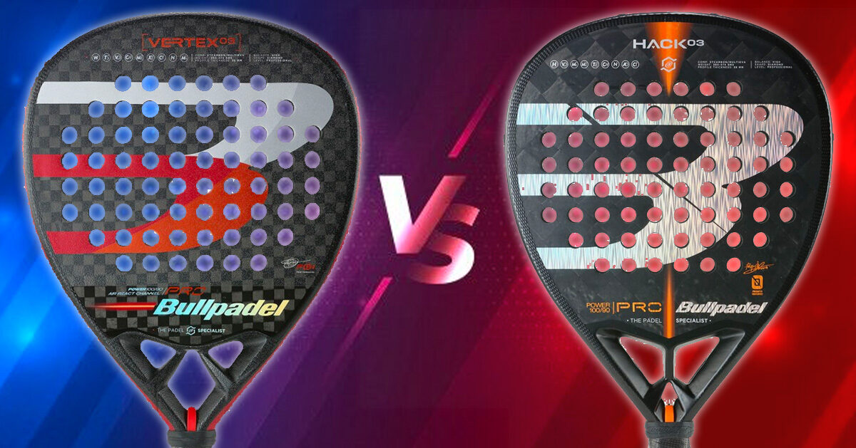 Bullpadel Hack 03 2022 VS Bullpadel Vertex 03 - Zona de Padel