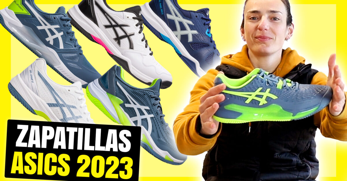 Colección de zapatillas de pádel Asics 2023, nuevas suelas y tecnologías adaptadas a cada pista