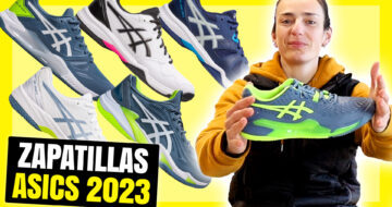 Colección de zapatillas de pádel Asics 2023, nuevas suelas y tecnologías adaptadas a cada pista