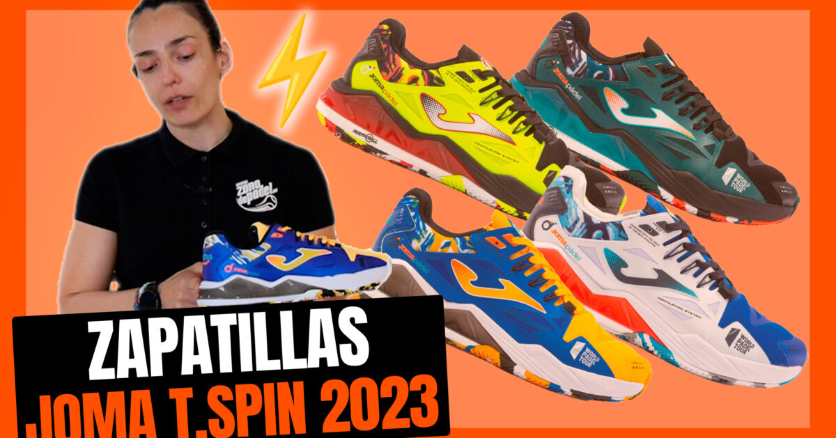 Zapatillas de pádel JOMA T.SPIN 2023: análisis, opinión y prueba