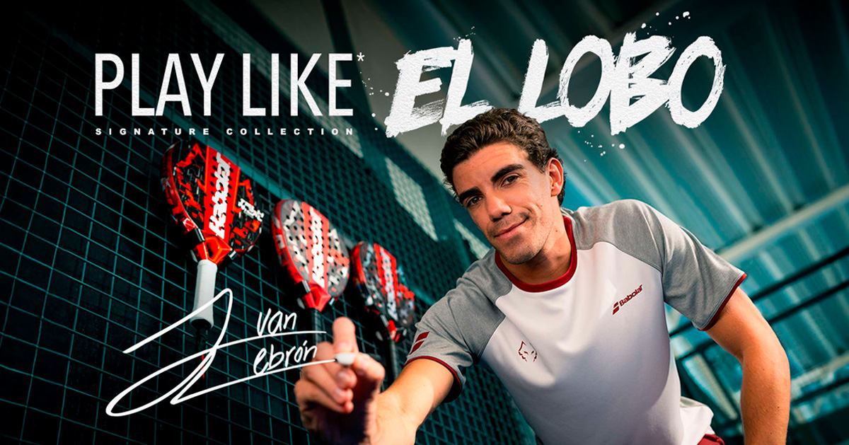 Portada nueva colección Babolat Juan Lebrón 2024