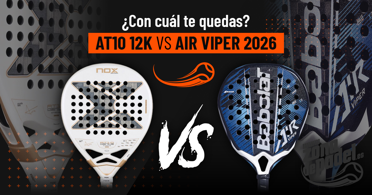 Babolat Air Viper 2.6 VS Nox AT10 Luxury Genius 12K: Análisis técnico y recomendación según tu estilo de juego