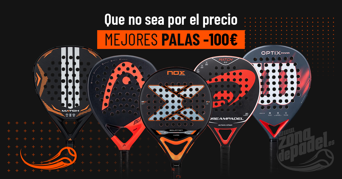 Mejores palas de pádel por menos de 100€ 2026: 8 opciones baratas y recomendables para empezar
